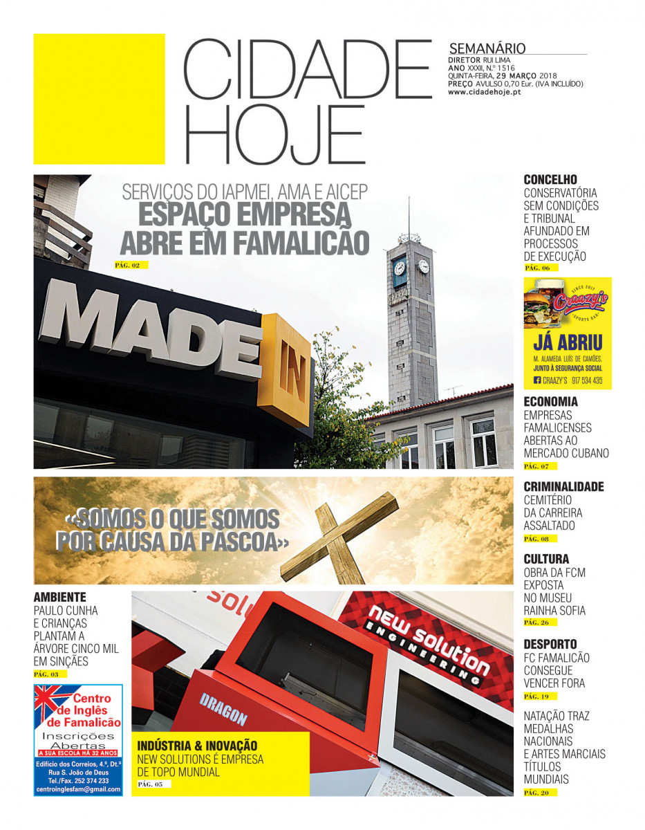 Edição de 29 de Março de 2018