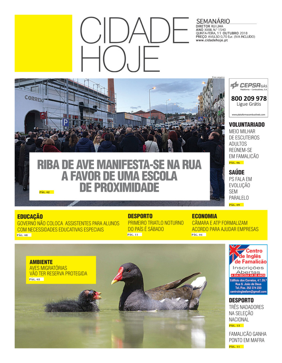 Edição de 11 de Outubro de 2018