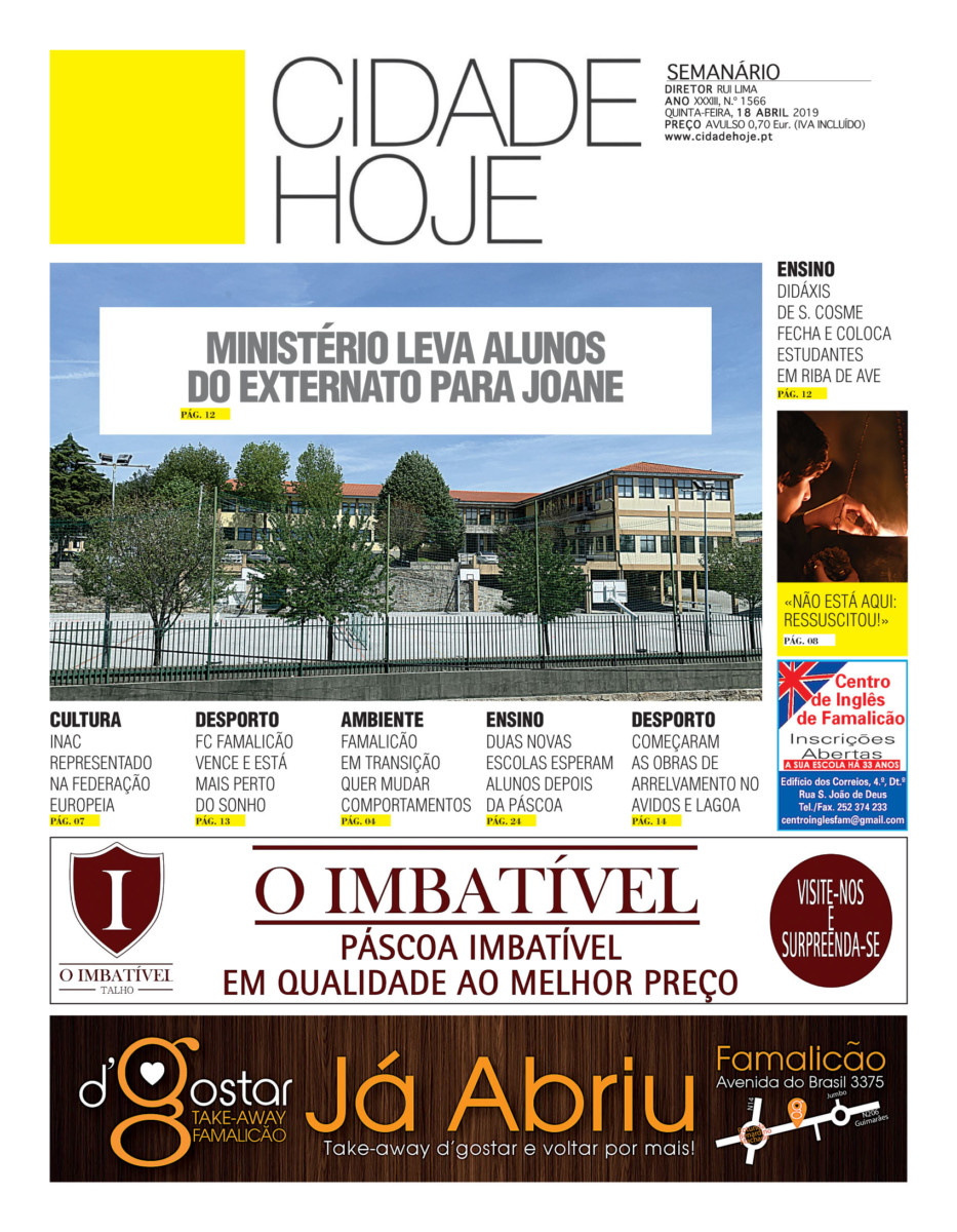 Edição de 18 de Abril de 2019