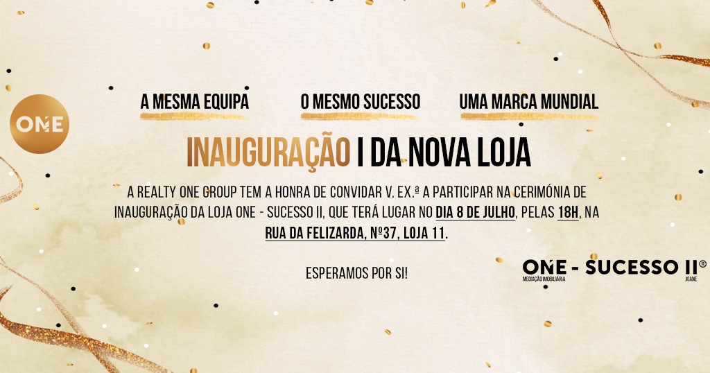 Famalicão: Realty ONE abre loja na vila de Joane