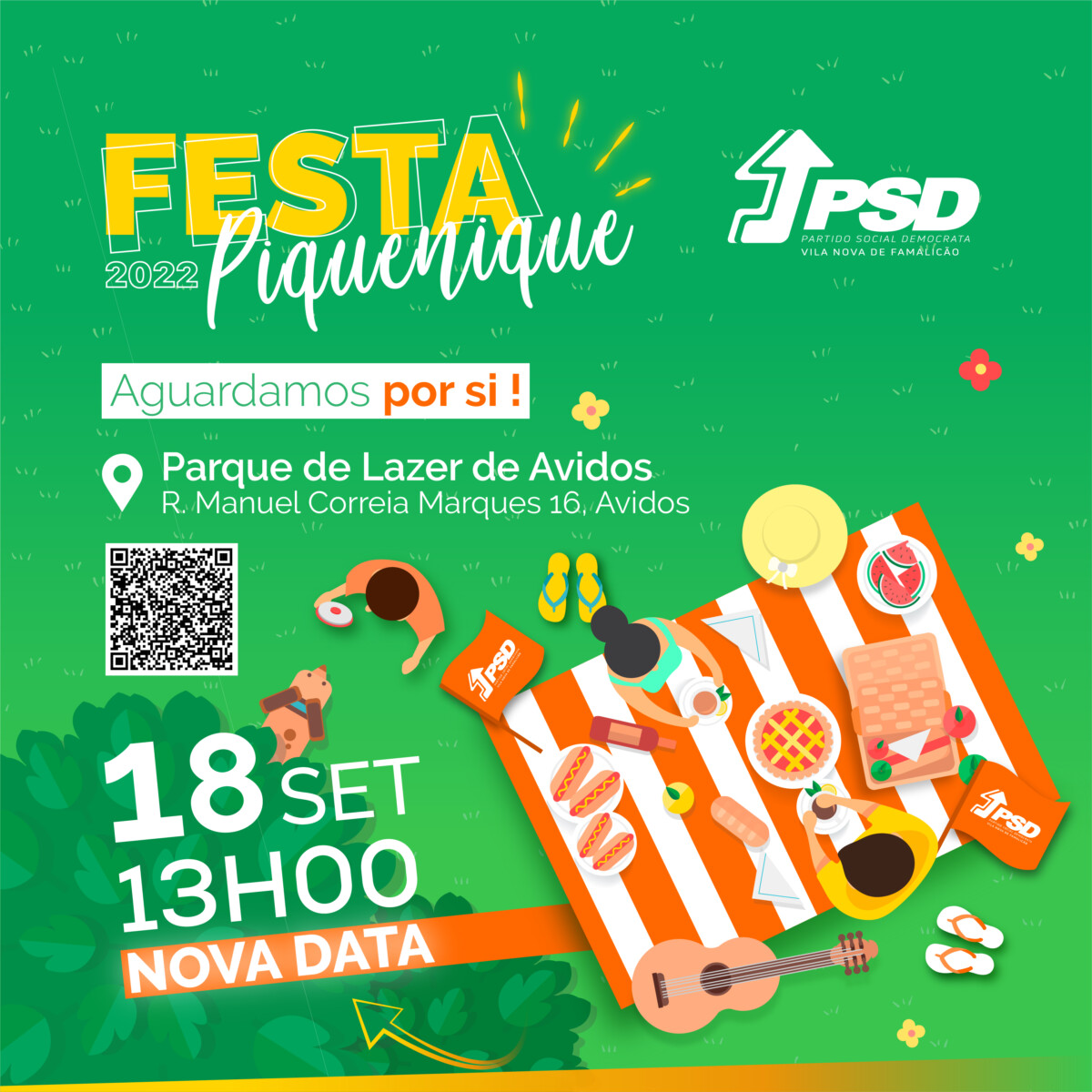 Famalicão: PSD promove piquenique no domingo