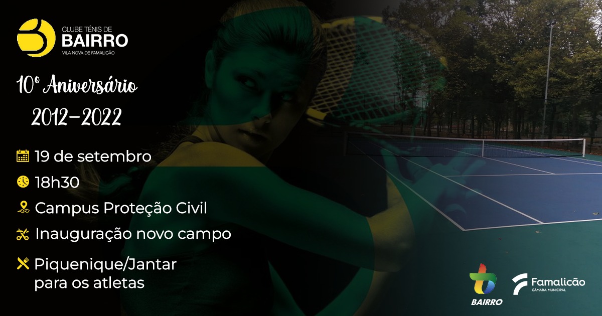 Famalicão: Ténis Clube de Bairro celebra 10 anos de existência