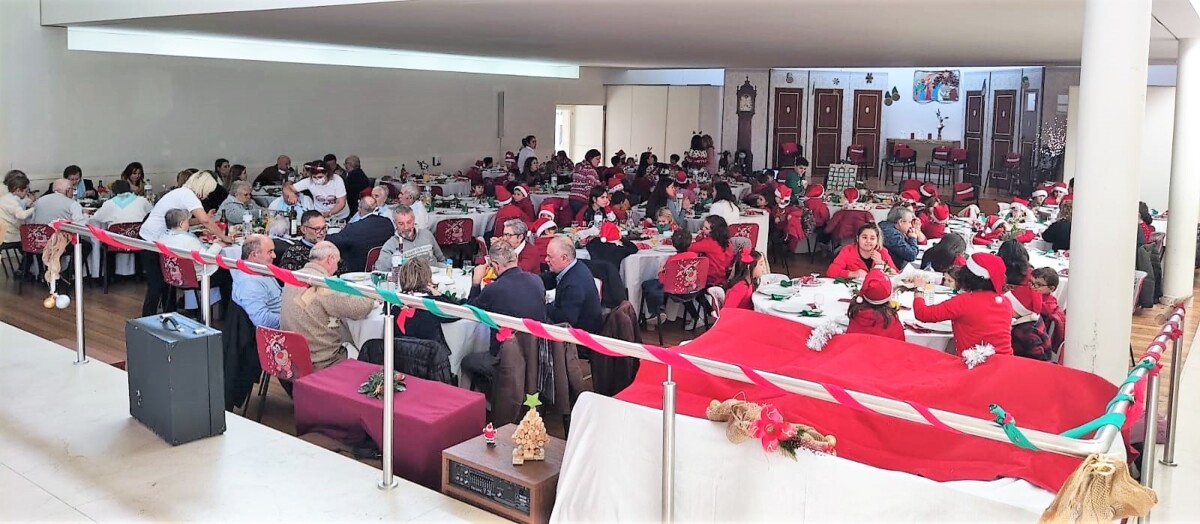Famalicão: Almoço de Natal em Seide juntou 135 pessoas
