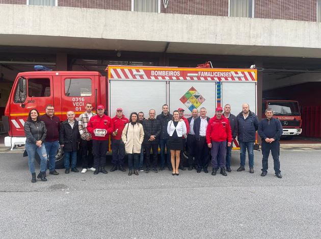 Famalicão: CHEGA visita bombeiros e forças de segurança