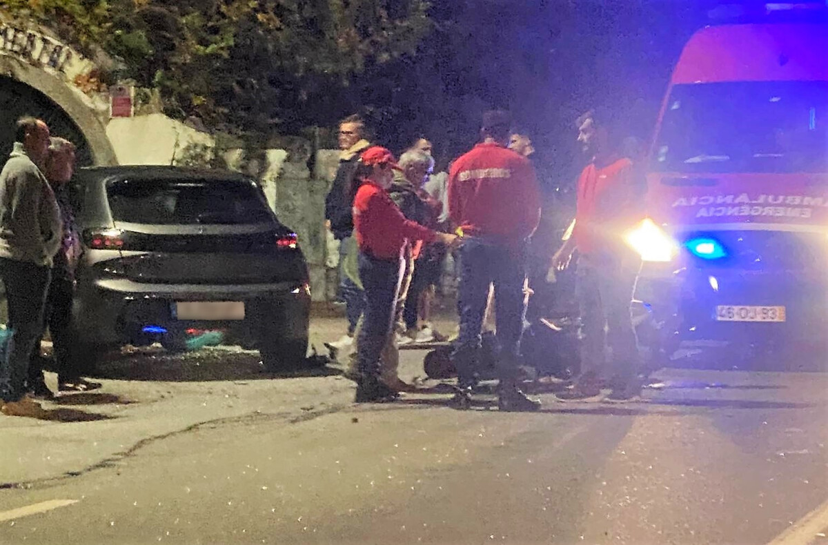 Famalicão: Homem ferido em colisão entre mota e carro na freguesia do Louro