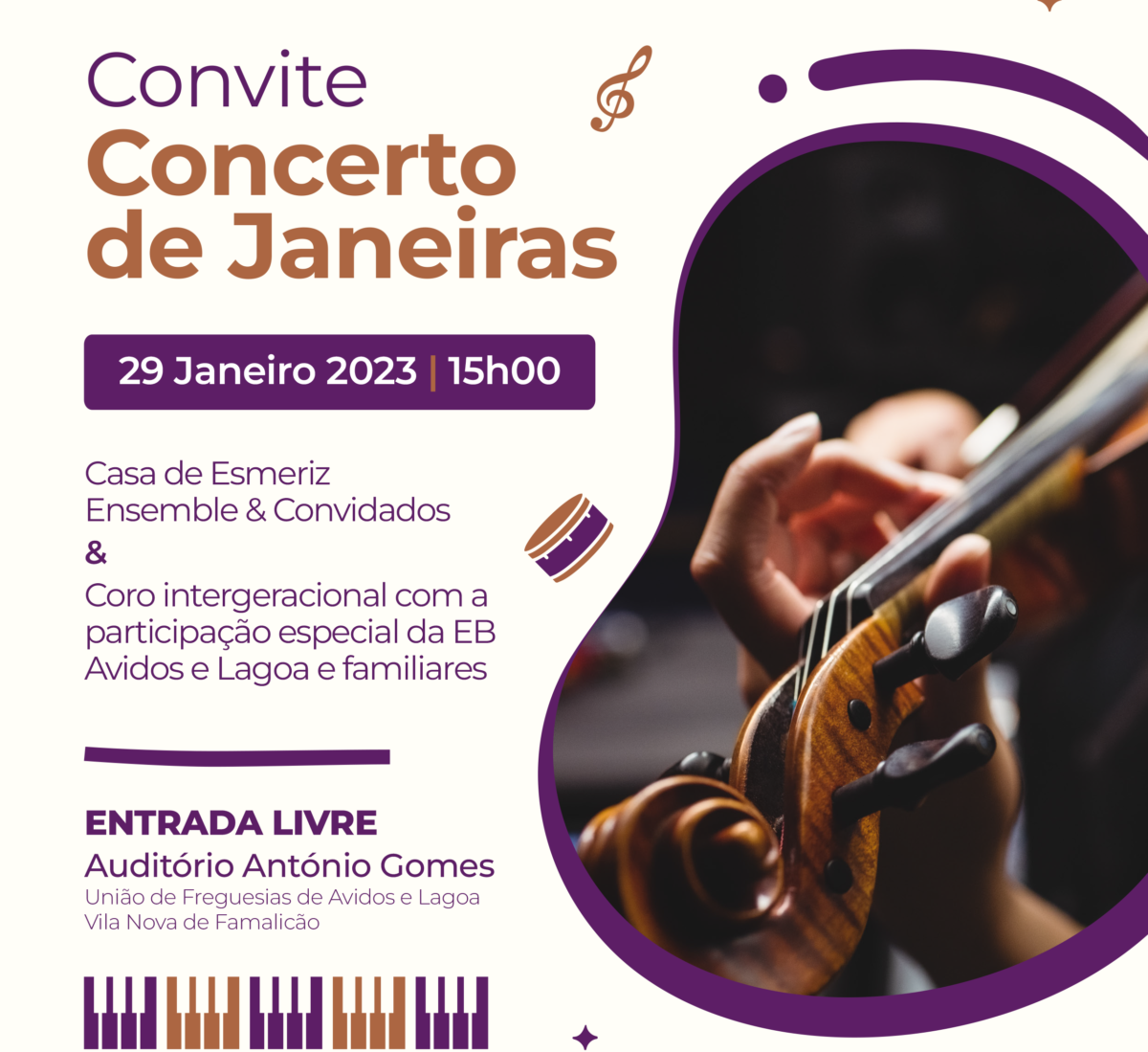 Famalicão: Concerto de Janeiras em Avidos