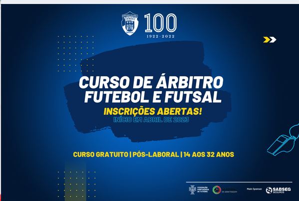 AF Braga abre cursos para candidatos a árbitros de futebol e futsal