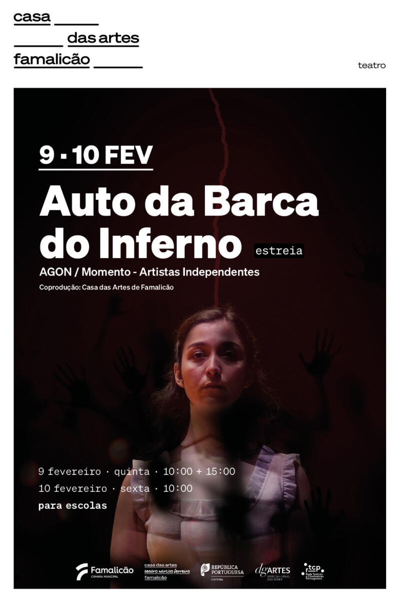 Famalicão: Auto da Barca do Inferno em cena nas Casa das Artes para mais de mil alunos