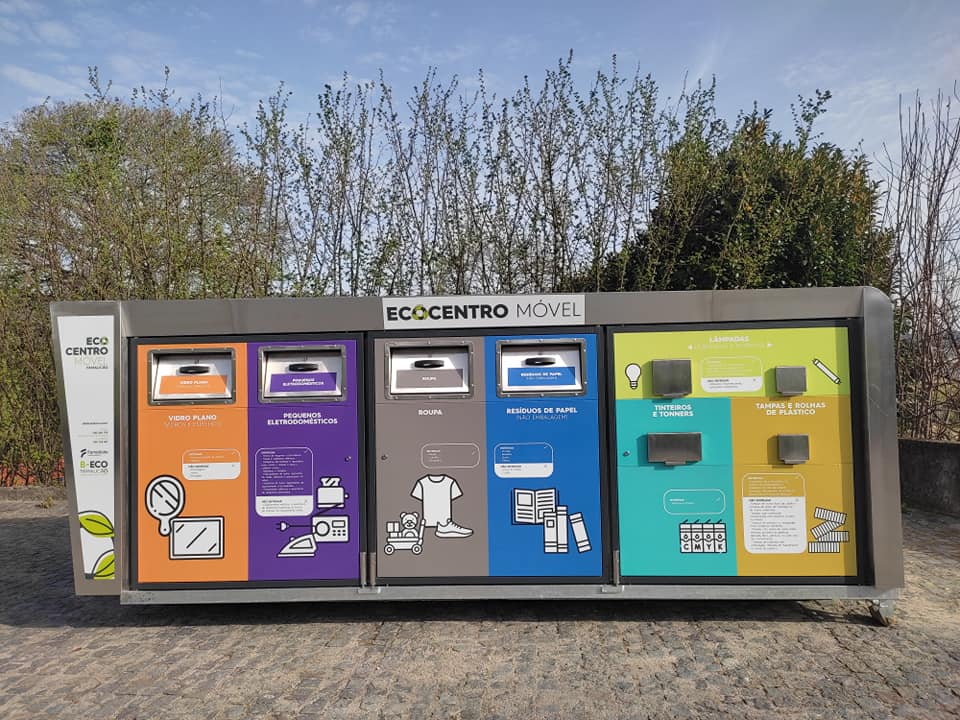 Famalicão: Ecocentro móvel em Arnoso Santa Maria promove reciclagem e sustentabilidade