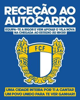 Adeptos do Famalicão concentram-se junto ao estádio para apoiar a equipa