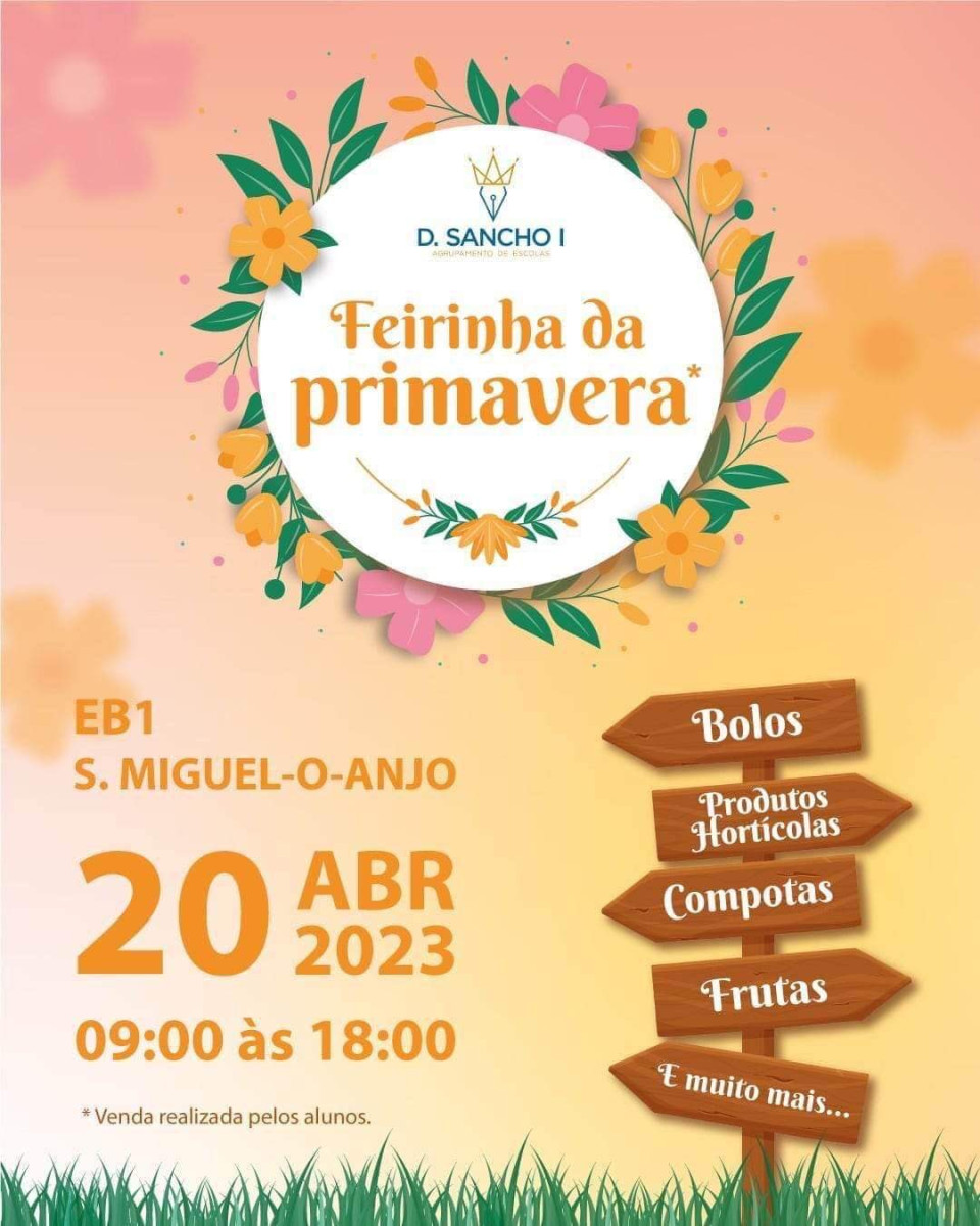 Famalicão: Feira da Primavera pelos alunos da escola de S. Miguel-o-Anjo