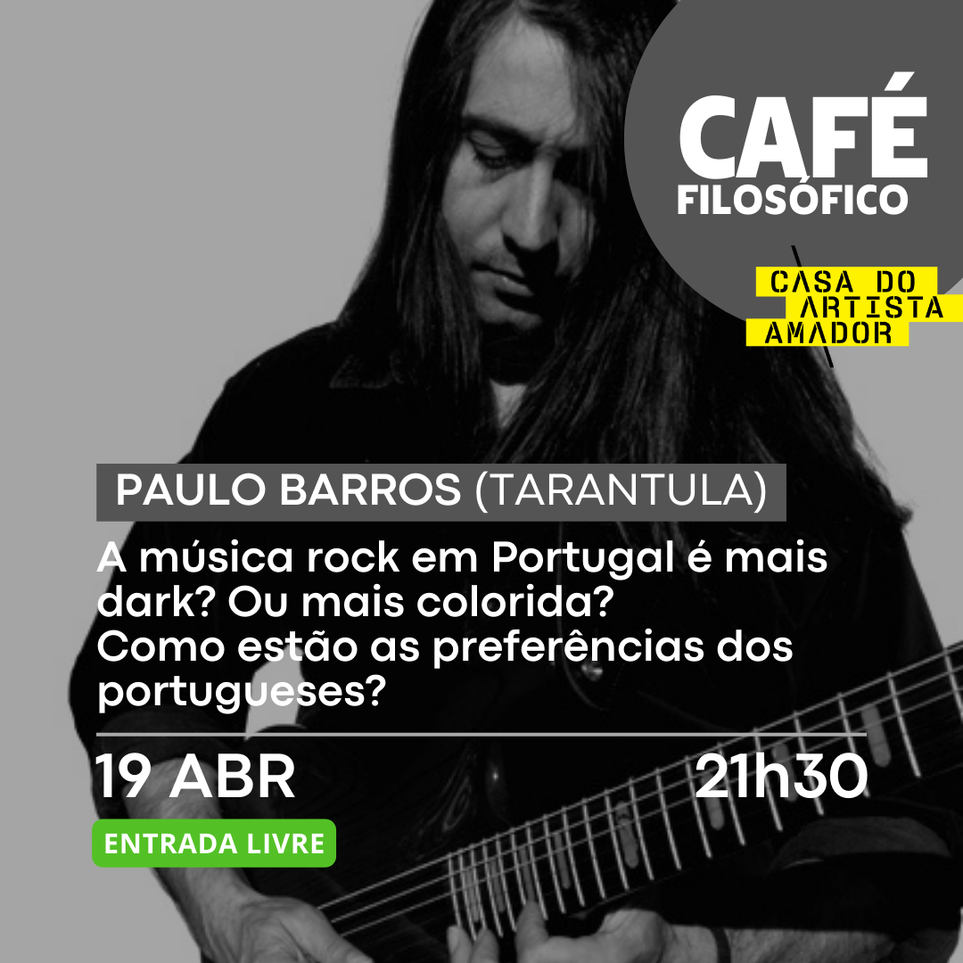 Famalicão: Paulo Barros “Tarantula” na Casa do Artista Amador