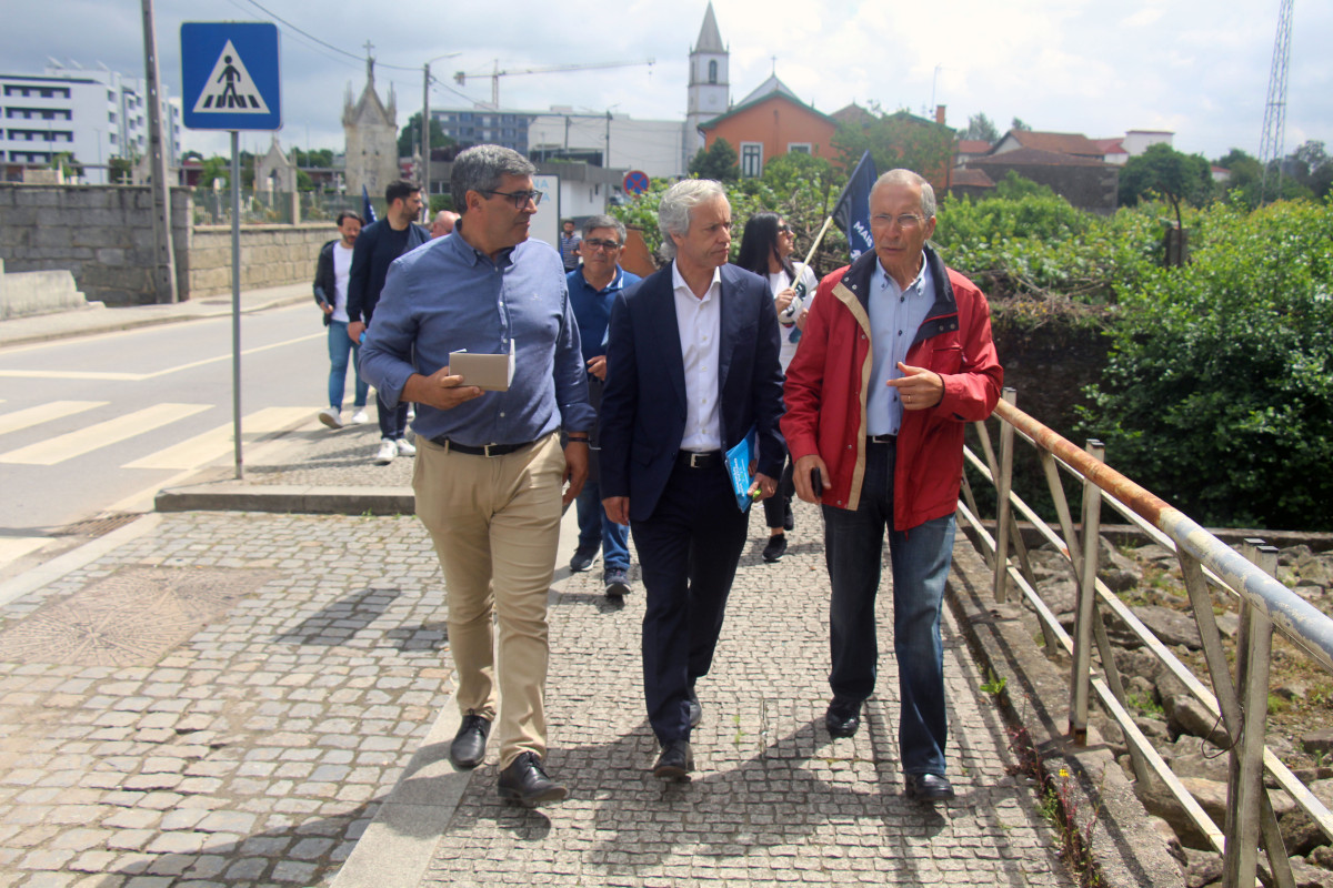 Famalicão: Leonel Rocha teve Mário Passos a seu lado na primeira ação de campanha