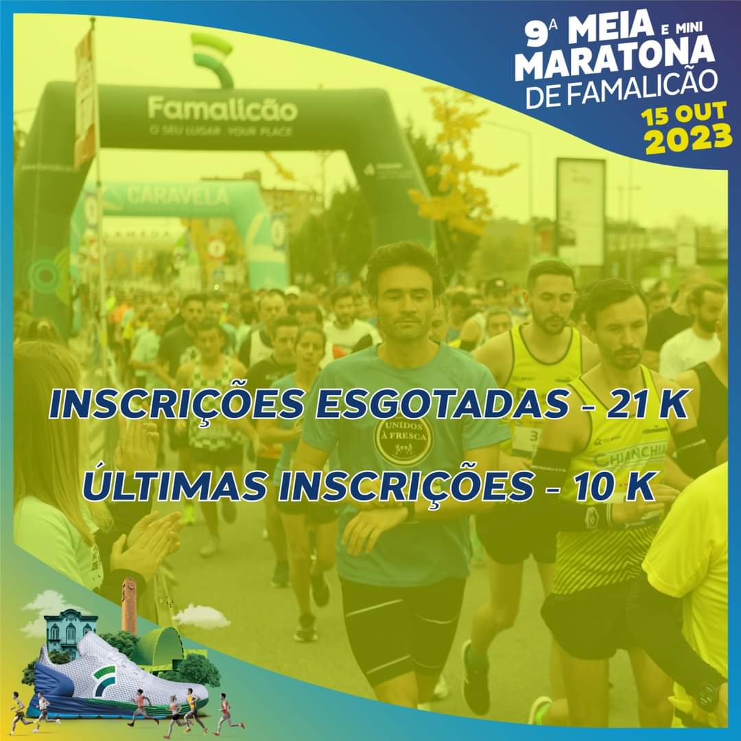 Famalicão: Esgotadas inscrições para a Meia Maratona
