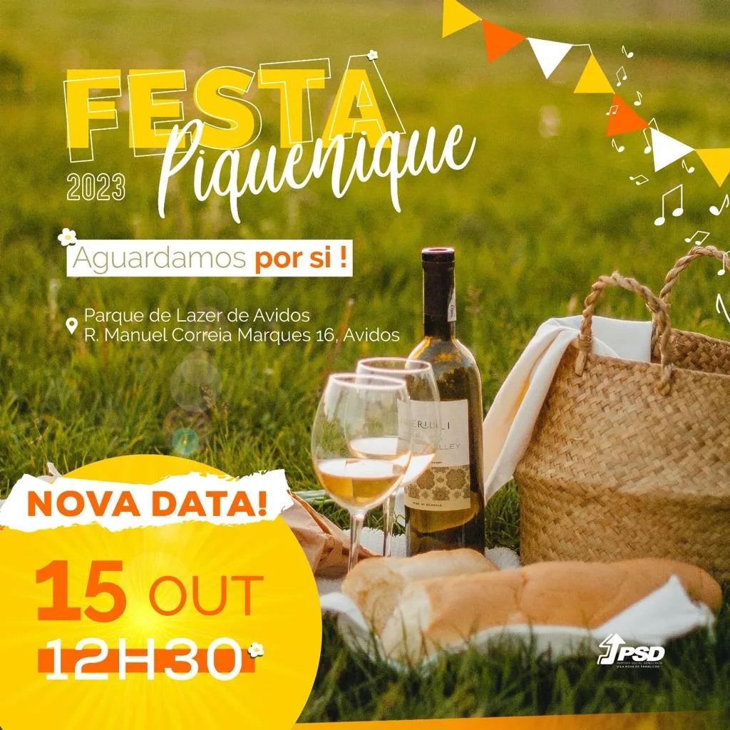 Famalicão: Festa piquenique do PSD é domingo
