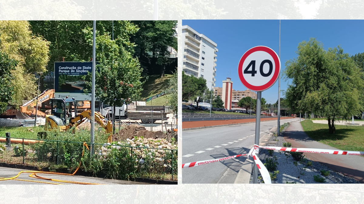 Famalicão: Avenida Carlos Bacelar está cortada ao trânsito devido a rebentamento de conduta de gás