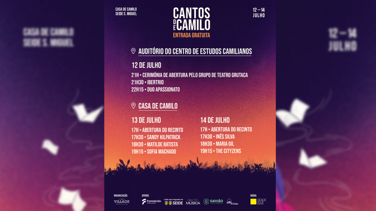 Famalicão: Ibertrio e Duo Apassionato abrem Festival Cantos de Camilo