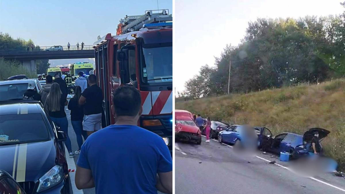 Braga: Acidente na Variante do Cávado faz cinco feridos, dois em estado muito grave