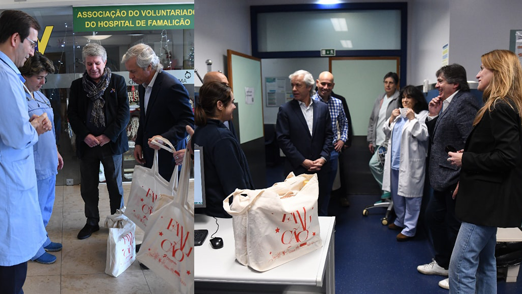 Famalicão: Mário Passos visita hospitais e agradece trabalho dos profissionais de saúde