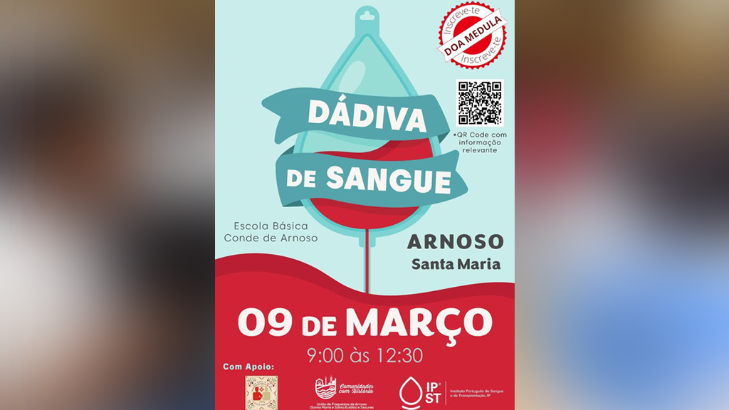 Famalicão: Dádiva de Sangue em Arnoso Stª Maria