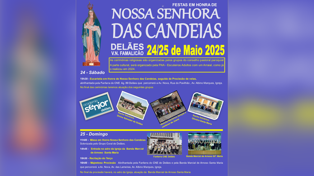 Famalicão: Delães celebra Nossa Senhora das Candeias