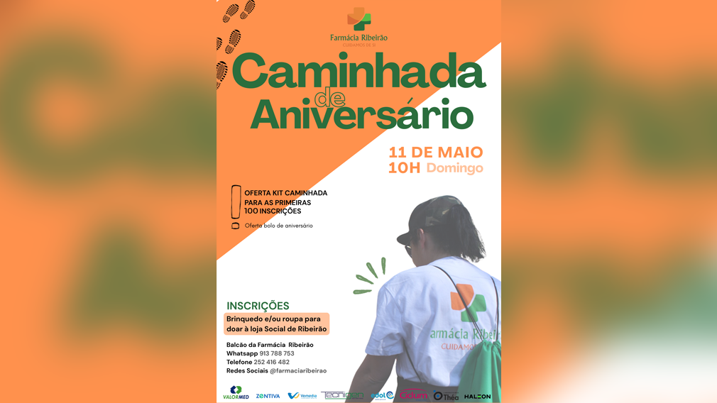 Famalicão: Farmácia de Ribeirão celebra 67 anos com caminhada solidária