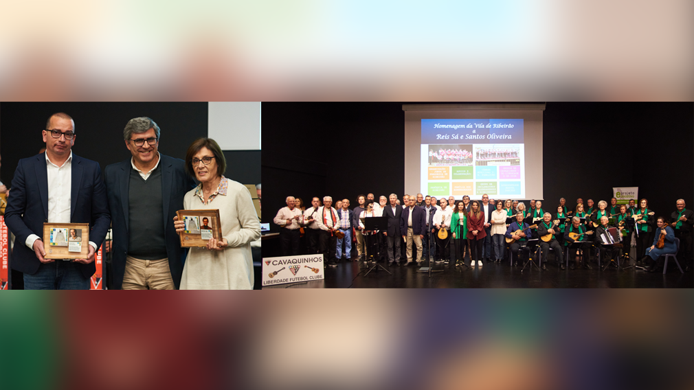 Famalicão: Junta de Ribeirão homenageou Santos Oliveira e Reis Sá