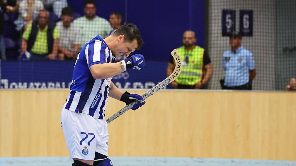 Famalicão: Gonçalo Alves é bicampeão nacional de hóquei em patins