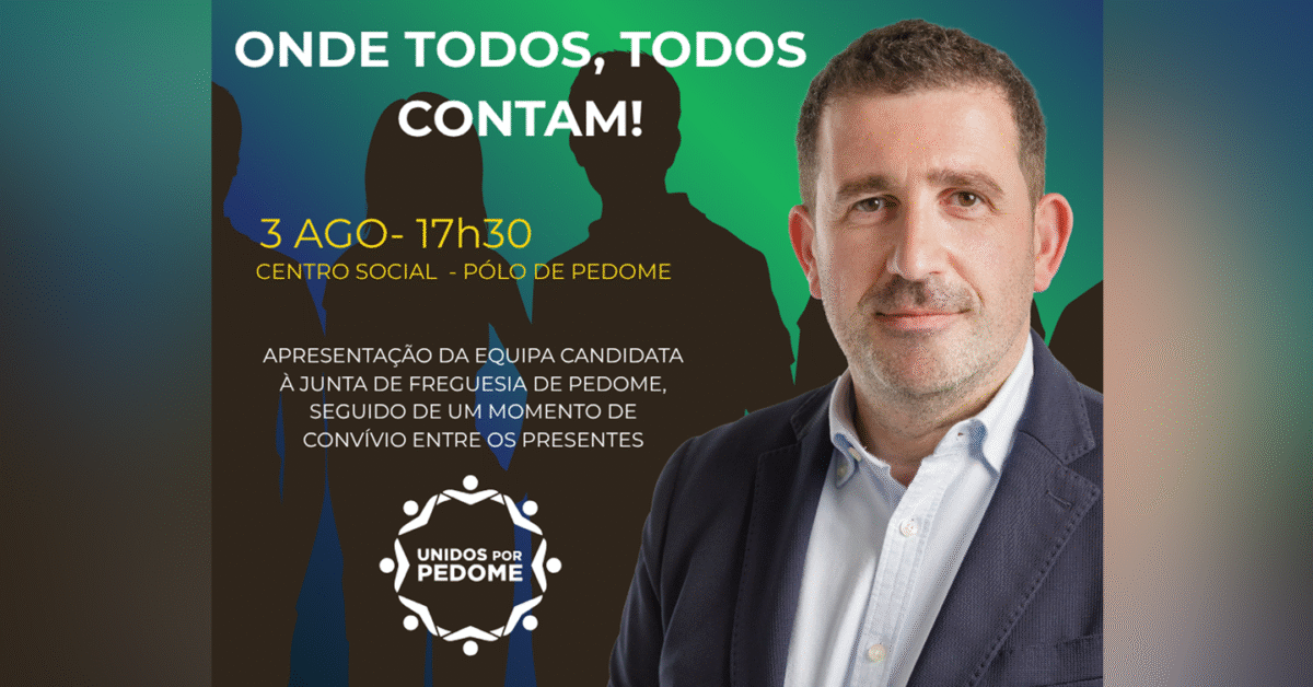 Famalicão: Filipe Abreu lidera movimento cívico “Unidos por Pedome”