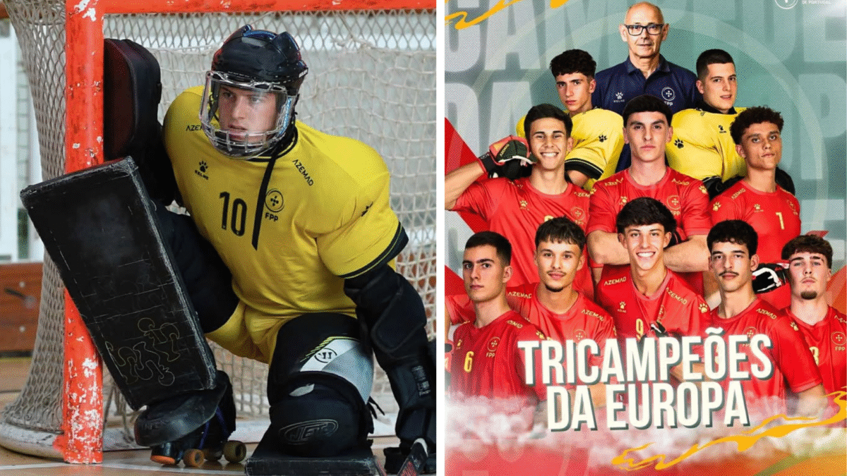 Famalicense Martim Oliveira é campeão europeu Sub-19 de hóquei em patins