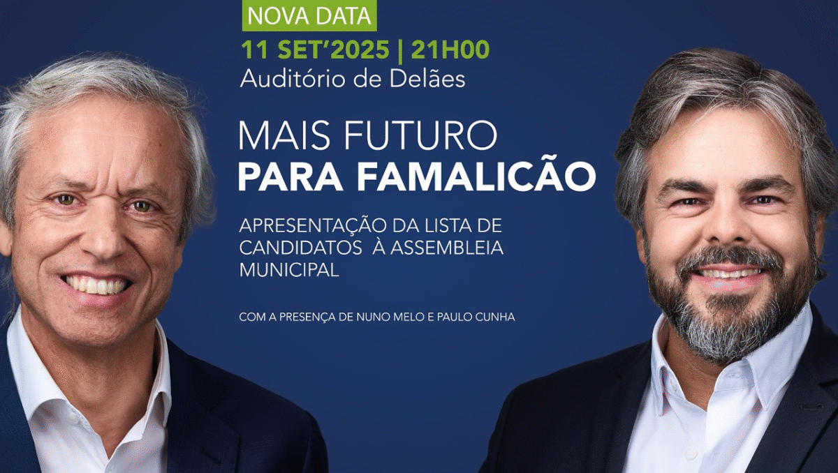 Famalicão: Coligação apresenta lista à Assembleia Municipal na noite de quinta-feira