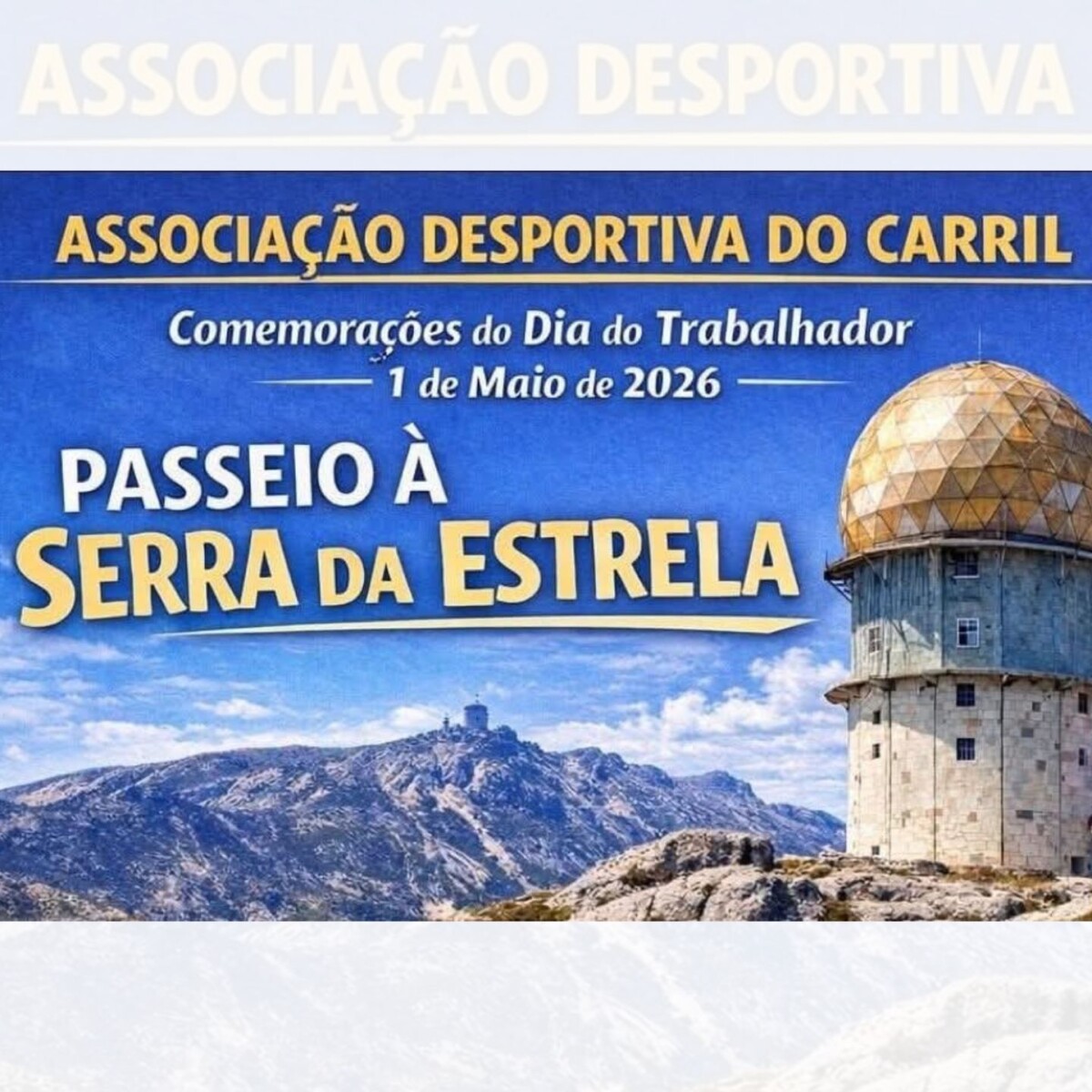 Famalicão: Associação Desportiva do Carril organiza visita à Serra da Estrela