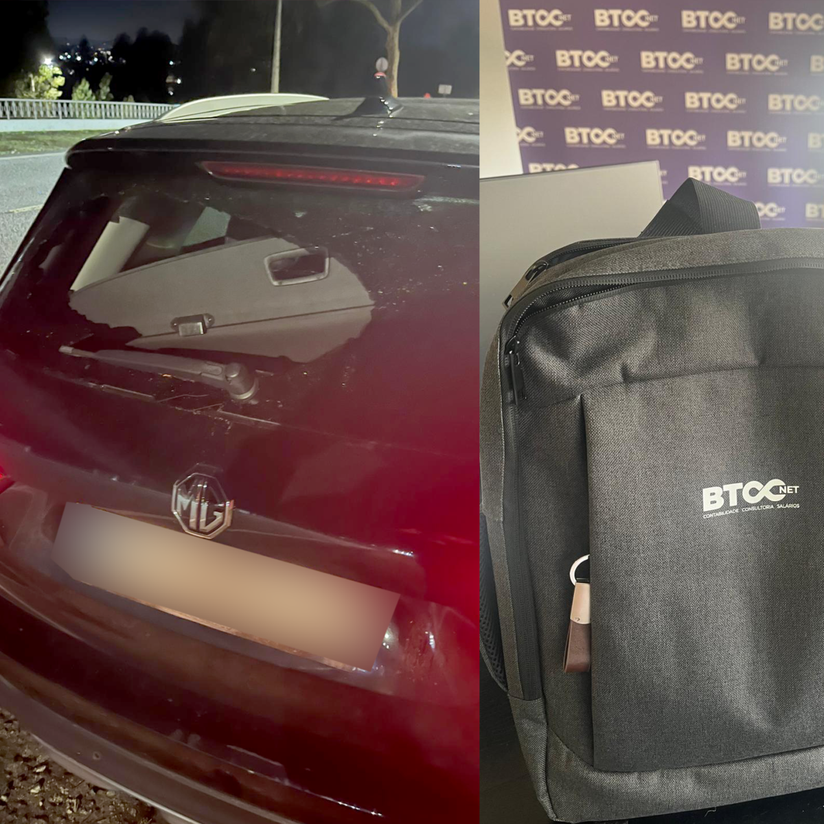 Famalicão: Partem vidro de carro e levam mochila com computador