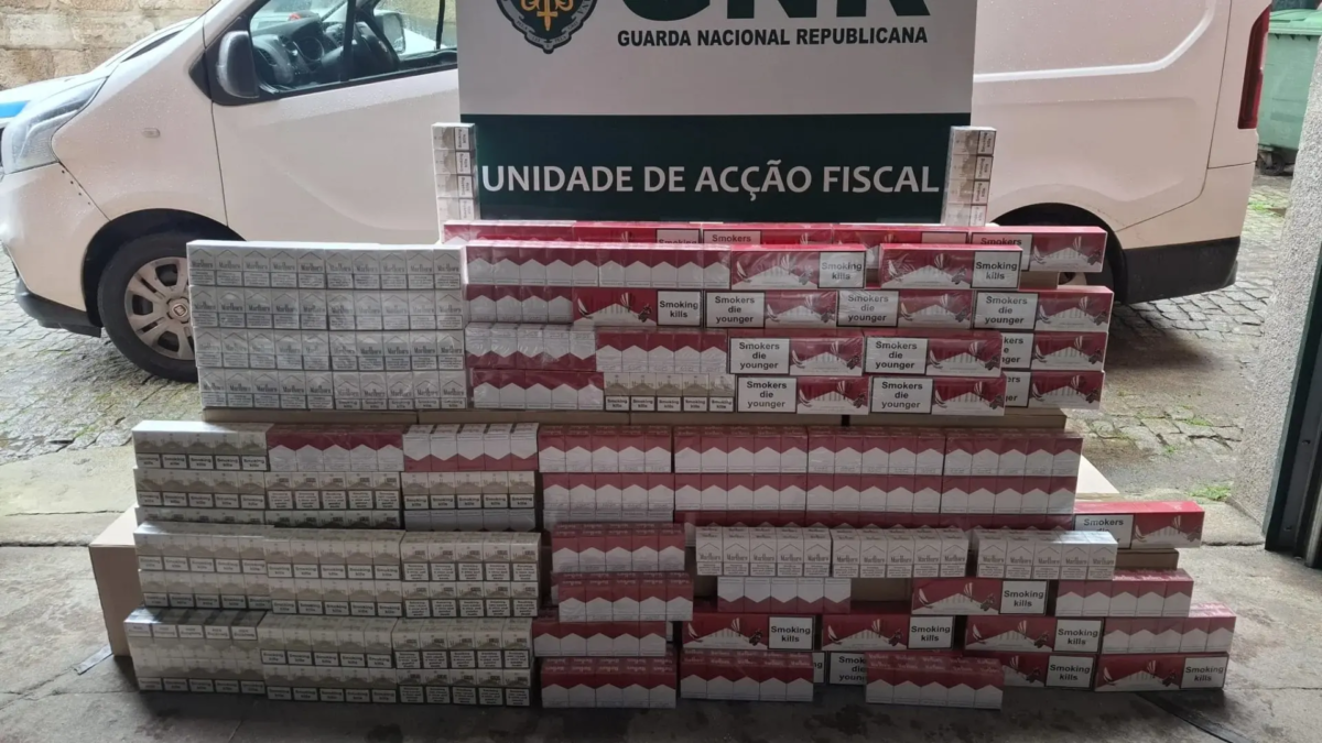 Mais de 439 mil cigarros apreendidos pela GNR em Famalicão