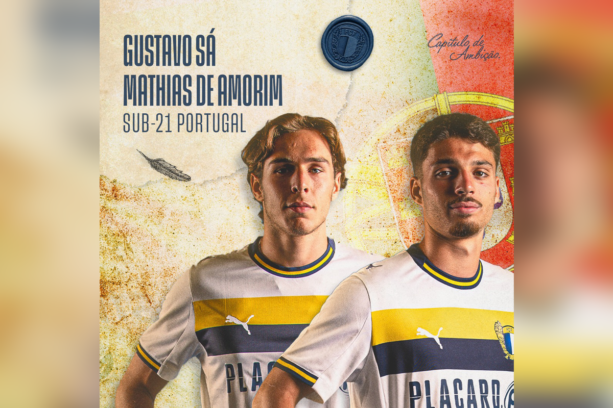 Famalicão: Gustavo Sá e Mathias de Amorim convocados para os sub-21