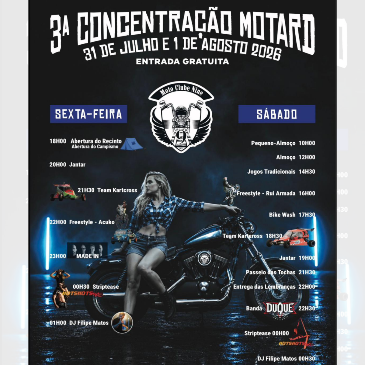 Famalicão: Moto Clube de Nine organiza concentração nos dias 31 de julho e 1 de agosto