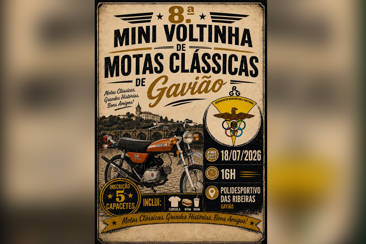 Famalicão: Oitava Mini Voltinha de Motas Clássicas volta à estrada no próximo sábado