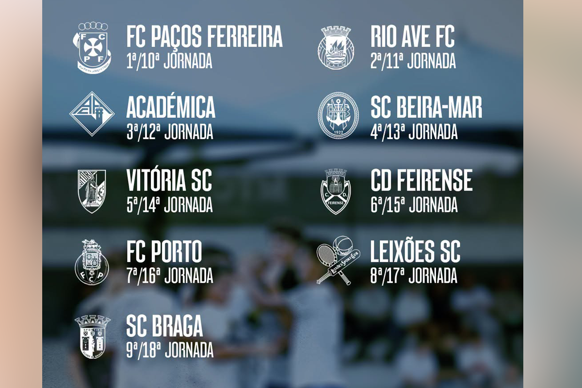 Famalicão: Sub-17 começam campeonato com o Paços de Ferreira